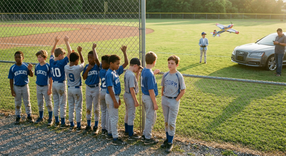 The baseball team and the Rich Kid
